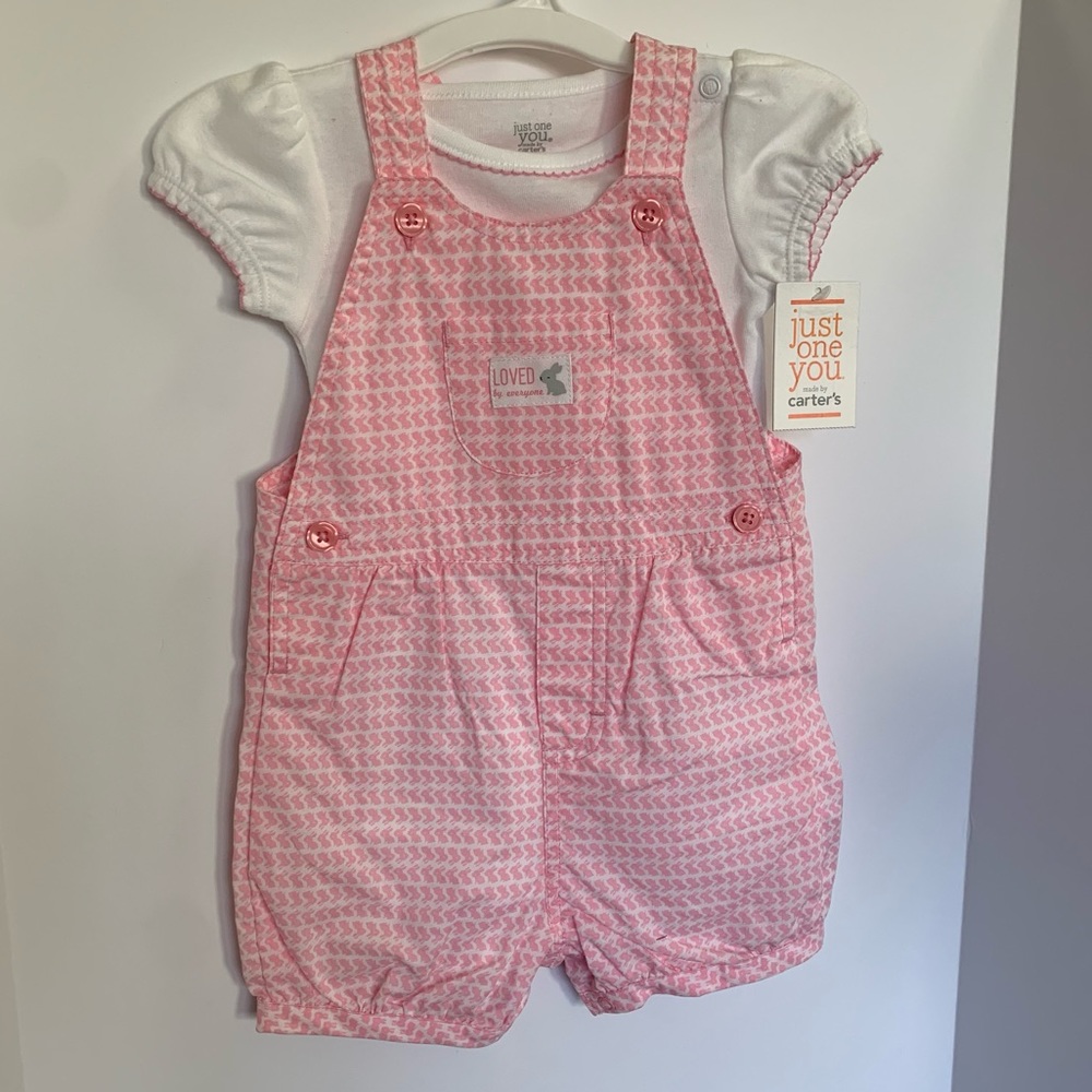 Carter’s - Bunny Overall Set *NWT*